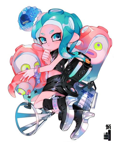 cute splatoon fanart|More.